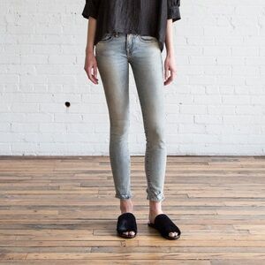 R13 Alison Skinny Mid Rise Crop in Lincoln Clean Size Women’s 28 Indie Sleeze